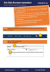 Creating a sub account