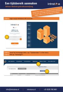 Een tijdsbereik aanmaken