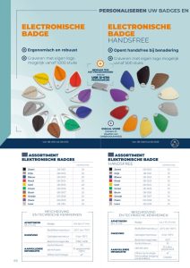 Electronische badges