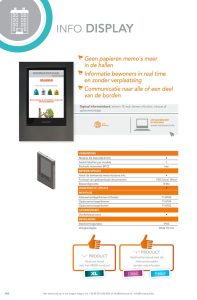 Info Display standaard