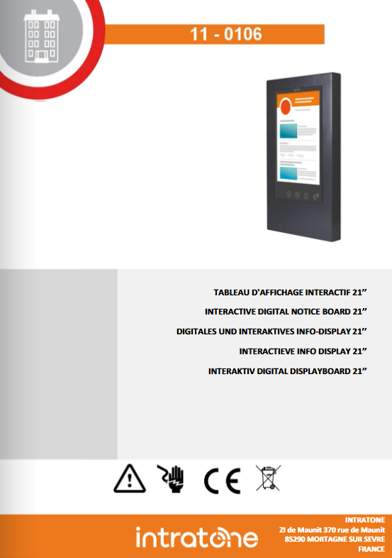 Interactief Info Display 21"