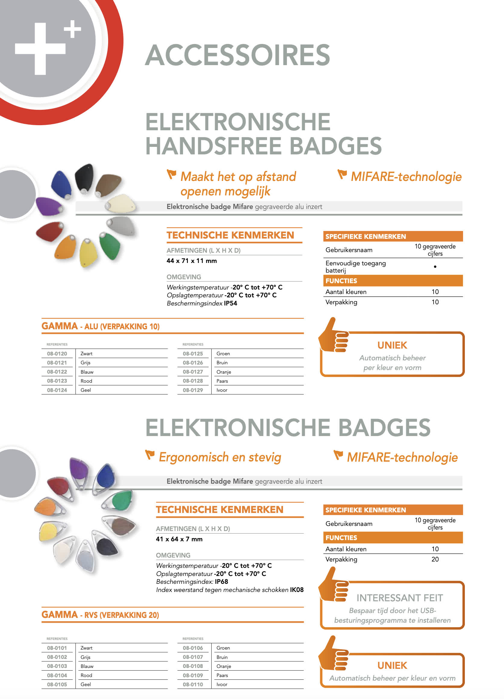 Elektronische Badges