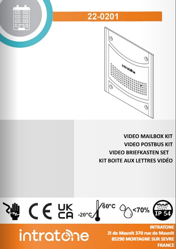 Mailbox-kit video intercom