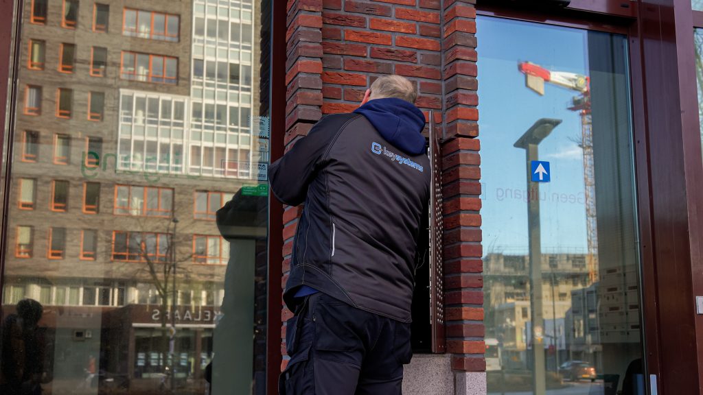 Scroll & drukknop-intercom in Haaksbergen