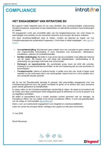 Commitment letter Legrand